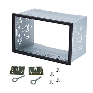 DYOUen Auto Radio Montage Rahmen 2DIN Doppel Metallrahmen Halterung Faszienmontageset für Doppel DIN Auto Radio Auto DVD Player GPS Navigation