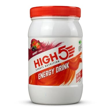 HIGH5 Sport Energy Drink - Isotonisches Getränkepulver mit Electrolytes - Kohlenhydrate Pulver und Elektrolyt Pulver für Endurance und Hydration - Natürliche Aromen, Vegan (Beere, 1kg - 21 Portionen)