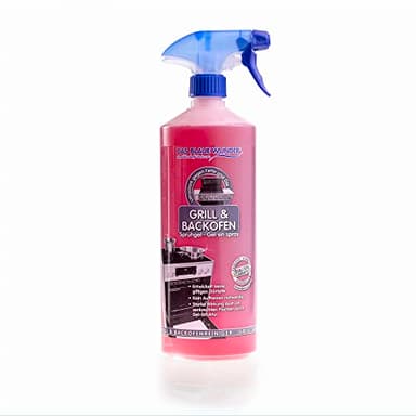 Das Blaue Wunder Grill und Backofen Reiniger Sprüh Gel 1000 ml | selbstarbeitender Fettlöser für Herd, Backofen, Grill | ultra stark gegen Fett, Eingebranntes, Verkrustungen