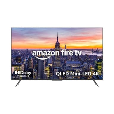 Wir stellen vor: Die Amazon Fire TV Omni-Mini-LED-Serie, QLED-Smart-TV mit 65 Zoll (165 cm), 4K UHD, Dolby Vision IQ, Ambient-TV, 144-Hz-Spielmodus, Local Dimming und Sprachsteuerung mit Alexa