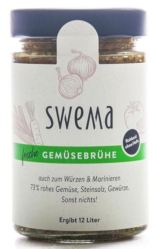 SweMa Frische Gemüsebrühe "SweMa" mit 73% rohem Gemüse (320 g) - Bio