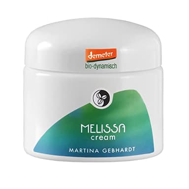 Martina Gebhardt MELISSA Cream (50ml) • Erfrischende Gesichtscreme für Mischhaut • Bio-Tagescreme mit Melissenöl • Melissen Hautcreme • Naturkosmetik Creme