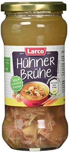 Larco Hühnerbrühe Glas, 340ml (Packung mit 6)