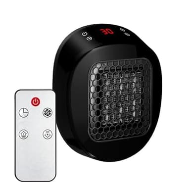 Heat me pro, Luna Heater, Steckdosen Tragbare Mini Heizlüfter mit Präziser Temperaturregelung (15-32°C), Überhitzungs & Kippschutz • Leise & Energiesparend für Homeoffice, Schlafzimmer