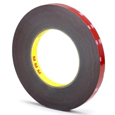 3M Doppelseitiges Klebeband Extra Stark,Hitzebeständiges Wetterfestes Montageband 25mx10mm für Autozubehör, DIY Reparatur und Haushalt Schaumstoffband Acryl Hochleistungsband für Glas Metall Holz