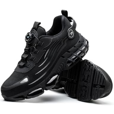 FOGOIN Sicherheitsschuhe Herren S3 Explorer 3.0 Sportliche Arbeitsschuhe Leicht Trends Drehknopf Anti-Smash und Anti-Punktur Arbeit Versicherung Schuhe Unisex