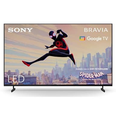 Sony BRAVIA, KD-85X80L, 85 Zoll Fernseher, LED, 4K HDR, Google TV, Smart TV, Works with Alexa, BRAVIA CORE, TRILUMINOS PRO, Gaming-Menü