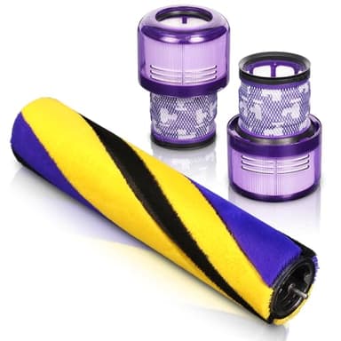 Bürstenwalze für Dyson V15 Detect Slim Absolute Total Clean Extra Staubsauger Rolle Ersatzteile, Softwalzen Bodendüse Zubehör