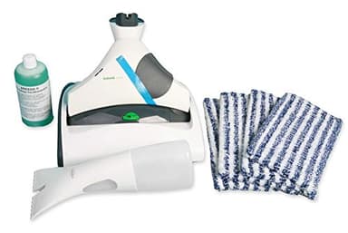 Vorwerk SP 530 Saugwischer Wischsauger Hartbodenreiniger Nassreiniger Komplettset Vorführgerät mit 4 Reinigungstüchern, Dosierflasche und Reinigungskonzentrat - 2 Jahre Garantie