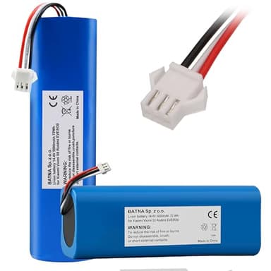 Extralink Ersatzakku kompatibel mit Roidmi Eve Plus - Li-Ion Batterie 14,4V 5000mAh für Akku Staubsauger – leistungsstarker für Reinigungsroboter - Akku für längere Laufzeit
