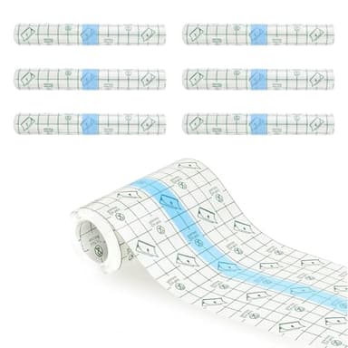6 Rolle Duschpflaster wasserfest Tattoo Pflaster – Tattoo Folie Heilung & Wasserdichte Pflaster | Second Skin Tattoo für Duschen, Sport & Hautschutz | Atmungsaktive Tattoofolie mit Sanftem Kleber"