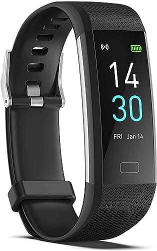 Septoui Fitness-Tracker Pulsuhr Blutdruck SpO2 Fitnessuhr IP68 Wasserdicht, 16 Sportmodi Schrittzähler Kalorienzähler Schlafmonitor Aktivitätstracker Damen Herren Smartwatch fur Android iOS