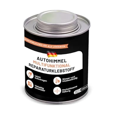 Headliner Repair Glue, Auto Dachhimmel Kleber 235ml, Starker Reparaturkleber mit Pinsel für Auto-Innendach, Leder & Polsterstoffe, Flüssigkleber für vielseitige Innenraum-Reparaturen