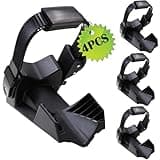 Sorlpv Fahrradträger Zubehör, 4 PCS Radstopper für Breite Reifen bis zu 2,35 Zoll, Spannband mit Ratsche und Spannhebel und Schutzgummi für Sensible Felgen