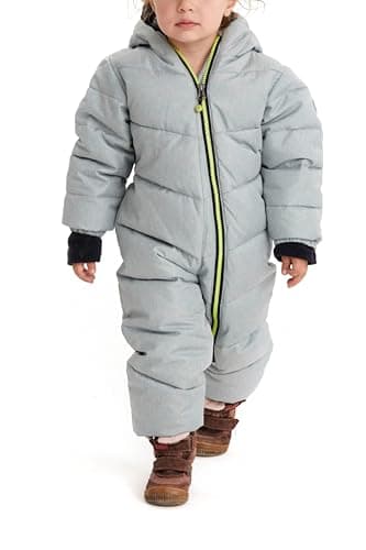 Killtec Unisex Kinder karter mini Overall In Daunenoptik Mit Kapuze, rauchblau, 98-104 EU