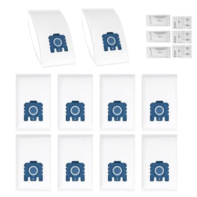 16 Stück S8340 Staubsaugerbeutel für Miele GN 3D Staubsauger S2 S4 S5 S6 S8, Complete C2/C3, Classic C1, Staubsauger Filtersack (10 Beutel inkl 3 Abluftfilter & 3 Motorschutzfilter)