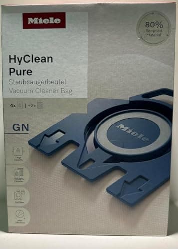 Miele Original Zubehör - HyClean 3D Efficiency GN Staubsaugerbeutel / Schließt den Staub sicher im Staubsauger ein (9917730)