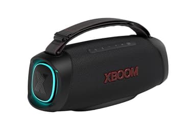 LG XBOOM Go DXG8T, tragbarer Bluetooth-Lautsprecher (120W, Google Assistant, Siri, Beleuchtung), Schwarz