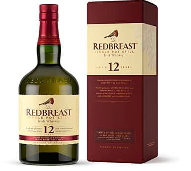 Redbreast 12 Jahre, Single Pot Still Irish Whiskey, Single Malt, dreifach destilliert, als Geschenk oder für Abende mit Freunden, 40% Vol., 1 x 0,7 l