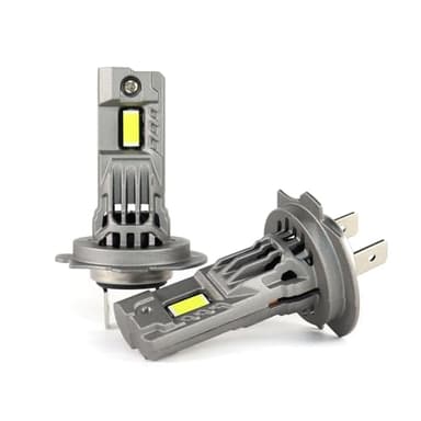 XRC H7 Lampe Auto 120W 24000LM 6000K 12V, 1:1 H7 Halogen-Abblendlichtlampen Extra Hell Weiß (2 STÜCK)