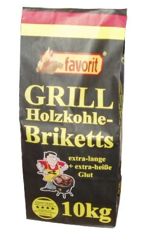 Favorit 3001 Holzkohle-Briketts 10 kg