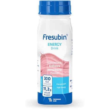 Fresenius Kabi Deutschland GmbH energy DRINK Erdbeere, Trinknahrung, 24 EasyDrinks, 200 ml