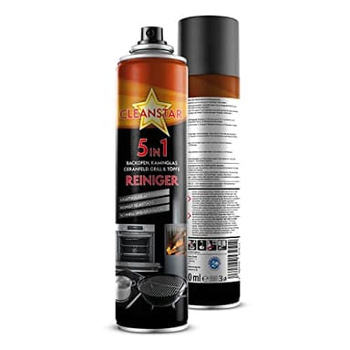 CLEANSTAR 5-in-1 Aktivschaum Reiniger – Vielseitiger Schaumreiniger für Ofen, Ceranfeld, Grill, Töpfe & Kaminglas – Schnelle & gründliche Reinigungje 400ml
