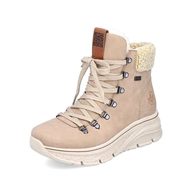 Rieker Damen Winterstiefel 48034, Frauen Stiefel, lose Einlage, wasserabweisend, riekerTEX,Winterschuhe,uebergangsstiefel,braun (20),38 EU / 5 UK