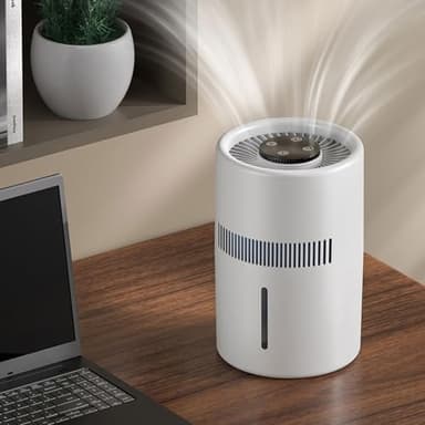 Luftreiniger und Luftbefeuchter Kombination in Einem für Schlafzimmer, 4L Ruhig 2 in 1 Smart Air Feuchrifier und Purifikator für Zuhause, Büros und Babyzimmer