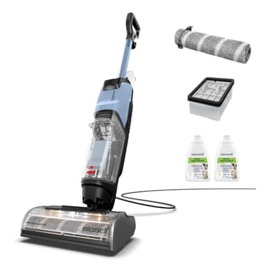 BISSELL CrossWave EdgeFind, Staubsauger mit Wischfunktion, leistungsstarke Reinigung von Verschmutzungen durch Haustiere, Nasssauger mit ZeroGap-Tech, Waschsauger, verschiedene Oberflächen, 4159N