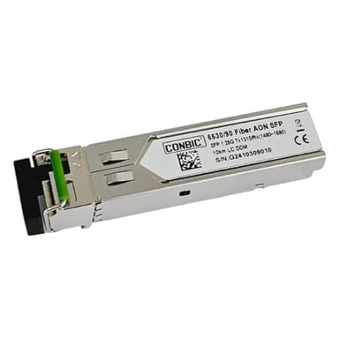 CONBIC® AON Glasfaser Modul / Transceiver SFP, Kompatibel NUR mit Fritz!Box 5530 5590 Fiber (Nicht mit Anderen Routern/Switchen)
