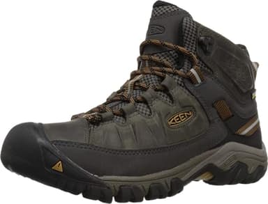 KEEN Targhee Iii Mid Wp, Herren Trekking- & Wanderstiefel, Schwarz (Black Olive/golden Brown Black Brown), 42.5 EU