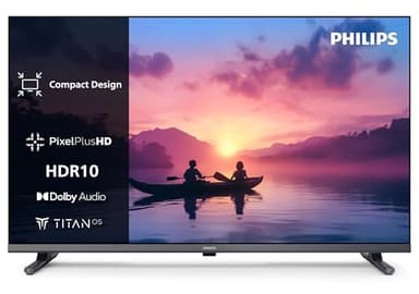 Philips 32PFS6000 2K HD LED Smart TV - 32 Zoll Display mit Pixel Plus, Titan OS Plattform und Dolby Digital Sound - Funktioniert mit Alexa und Google Sprachassistent
