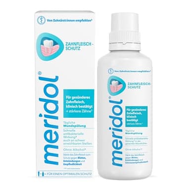 meridol Mundspülung 400ml - antibakterieller Effekt für gesunde Zähne & Zahnfleisch, ohne Alkohol