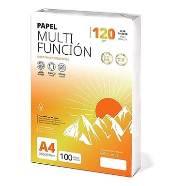 Ofituria Kopierpapier, DIN A4, 120 g/m2, 100 Blatt, Mehrzweckpapier für Laser- und Tintenstrahldrucker, Kopierer, Bürobedarf, Schulbedarf, Packung zu 100 Blatt, 120 g