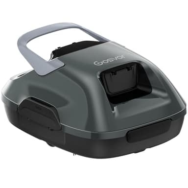 Gosvor Kabelloser Poolroboter, Poolsauger mit automatischer Parkfunktion, automatische Reinigung mit Laufzeit von 90 Minuten, kompakter Poolreiniger, ideal für 80 m²