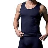 CiTO Herren Unterhemd in Modal-Qualität im 3er Pack (dunkelblau, 9)