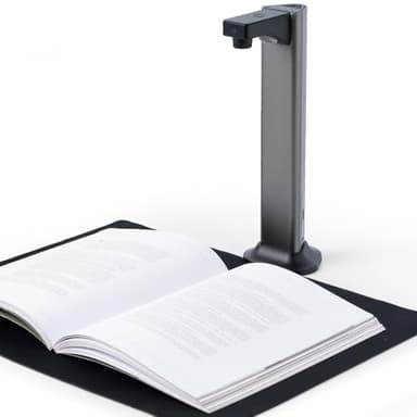 Gtremulent A3 Scanner Dokumentenscanner USB: 13MP Buchscanner mit OCR TTS Visualizer 3-Stufige LED Beleuchtung Tragbarer Dokumentenkamera für Büro/Schule/Zuhause/Lehrer/Bibliothek/Archivierung