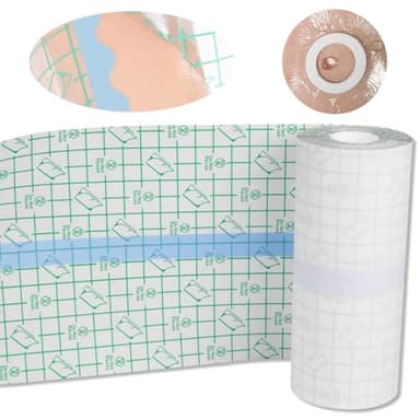 Tattoo Folie Tattoo Pflaster 15cm x 2m, Rayyl Tattoo Folie Heilung Wasserdichte Klebebandage für Tattoo Aftercare Second Skin Tattoo