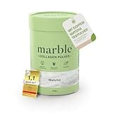 marble® Collagen Pulver 450 g - Collagenpeptide skin glow - 60 Tage risikofrei testen - Aminosäuren Komplex hochdosiert - Kollagenpulver in Pappdose ohne Plastiklöffel (Matcha)