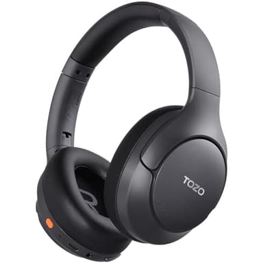 TOZO HT3 Kopfhörer Kabellos Bluetooth Over Ear, Noise Cancelling Kopfhörer mit Mikrofone,90 Std, Hi-Res Audio,Transparenzmodus, Dual Geräte Verbindung KI-Chat Kopfhörer Wasserdicht Bluetooth Kopfhörer