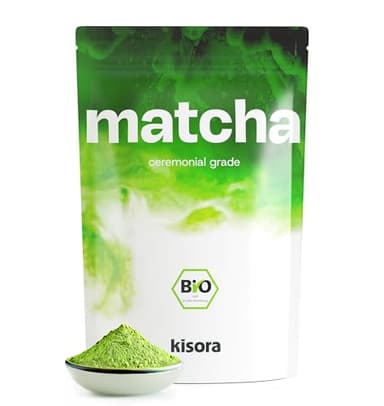 Ceremonial Matcha Pulver BIO-Qualität 50g ideal zum Trinken für Matcha-Getränke, Latte, Smoothies | Natürlich und Laborgeprüft