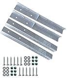 Gartenwelt Riegelsberger Winkelanker für Spielturm und Schaukel feuerverzinkt 500x45x45mm Erdanker Grundanker zum Einbetonieren 4 Stück (Set)