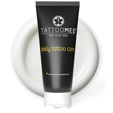TattooMed Tattoo-Pflege für tätowierte Haut, Daily Tattoo Care Creme, 1er Pack (1 x 100 ml)