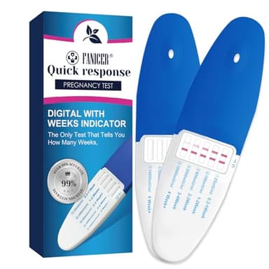 2 Stücke Pregnancy Test, Schwangerschaftstest Frühe Erkennung mit Wochenbestimmung, Schwangerschaftstest Schnelle Erkennung, Schwangerschaft bestimmen