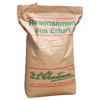 N.L Chrestensen 10kg Rasensamen Sport und Spiel für strapazierfähige Spielflächen, Hausgärten und Rasen-Nachsaat, Samen schnellkeimend, robust und dürreresistent, 300-400 qm