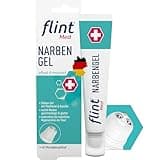 flint Med Narbengel – Narbensalbe mit integriertem Narbenroller, macht Narben geschmeidiger und glatter, für frische und alte Narben, vegan, transparent und hautpflegend, 17 ml