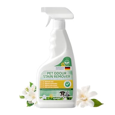 500ml Enzymreiniger Katzenurin Hundeurin, Geruchsneutralisierer Natürlich,Geruchsentferner extrem stark Enzymreiniger Spray für Strenge Gerüche & Flecken Katzenurin aus Sofa Teppich