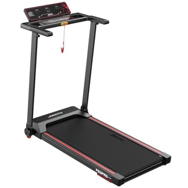 JOROTO Laufband für Zuhause mit Steigung 10%, Klappbares Laufband bis 12 km/h, mit LED-Display, Bluetooth App-Kompatibel, 2.75 HP Walking Pad für Zuhause & Büro, bis130 kg