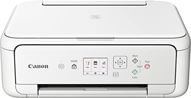 Canon PIXMA TS5151 Drucker Farbtintenstrahl Multifunktionsgerät DIN A4 (Scanner, Kopierer, Farbdisplay, 4.800 x 1.200 dpi, USB, WLAN, Duplexdruck, 2 Papierzuführungen) weiß